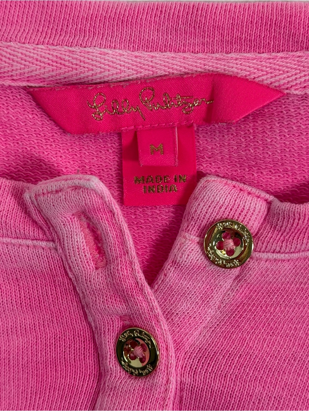 Lilly Pulitzer Leeson Cotton
Sweatshirt Roxie Pink Womens
Long Sleeve Top Size M - Picture 3 of 14